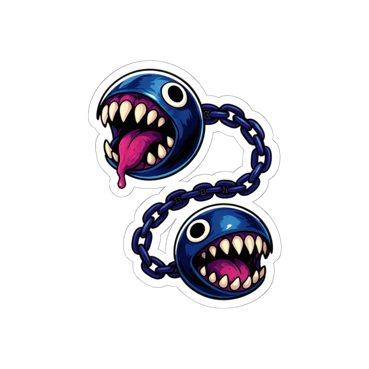 Chain Chomp Mario Sticker | Fierce Vinyl Decal