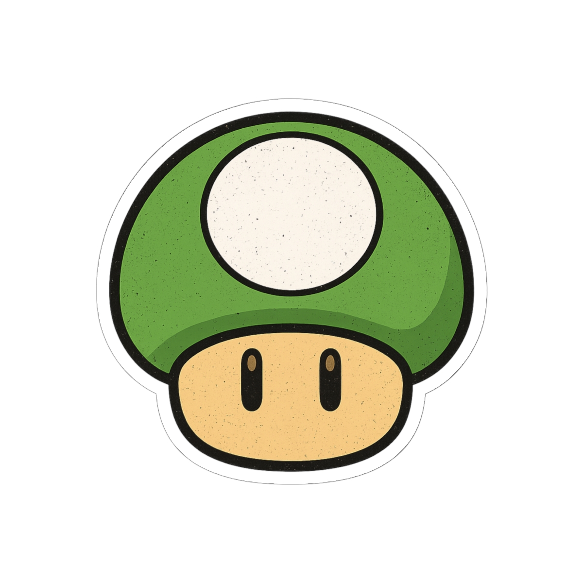 1-Up Mushroom Sticker | Cute Retro Gaming Vinyl Decal