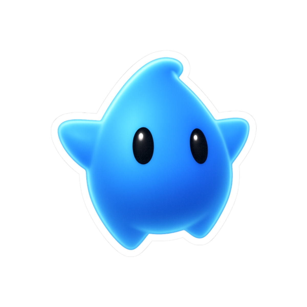 Blue Luma Ethereal Glow Sticker | Mystical Vinyl Decal