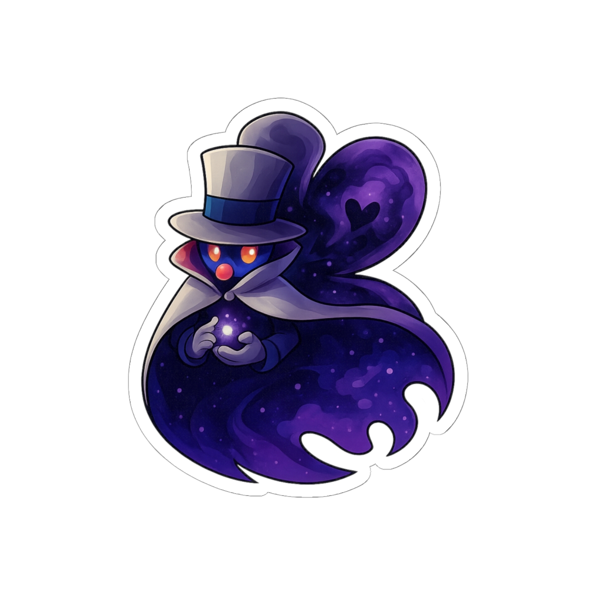 Count Bleck Butterfly Sticker | Cute Nintendo Decal