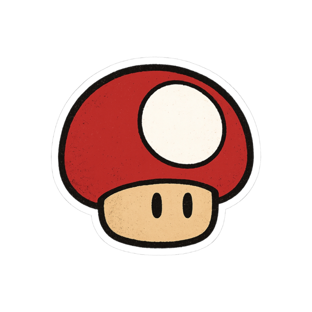 Cute Red Mushroom Adorable Sticker - Official stickers merchandise