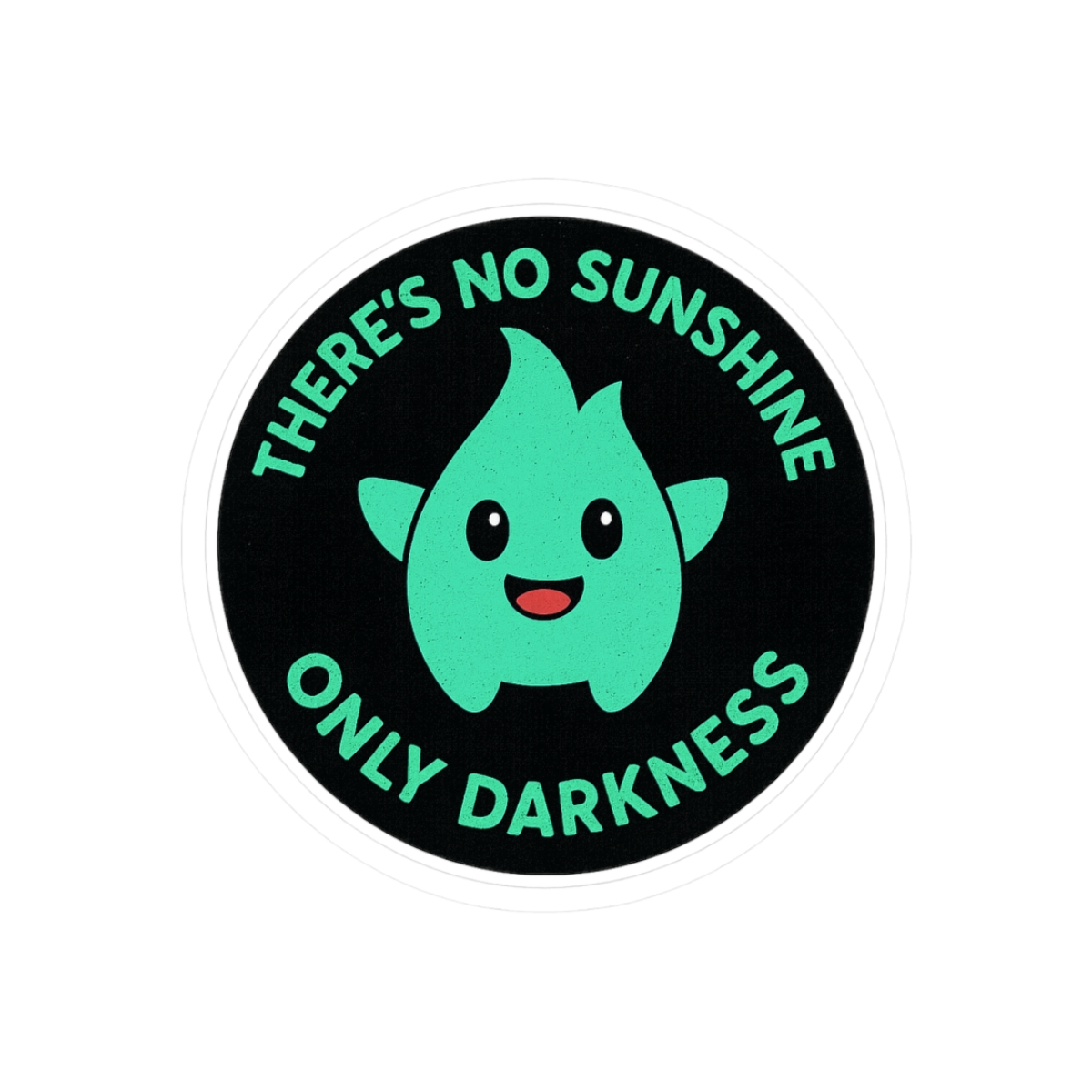 Lumalee Only Darkness Mario Ghost Sticker - Official stickers merchandise