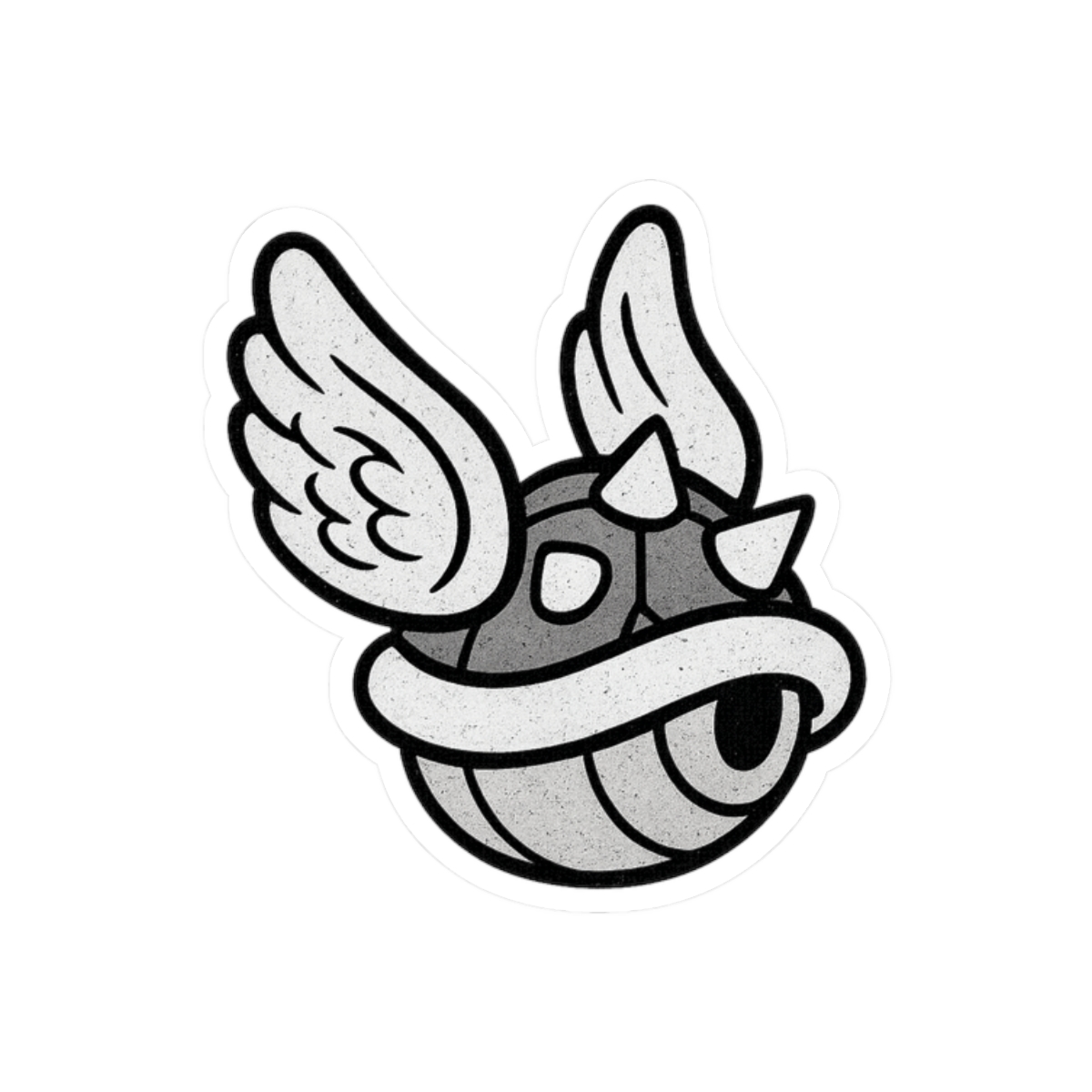 Blue Shell Mario Kart Funny Sticker | Vinyl Decal