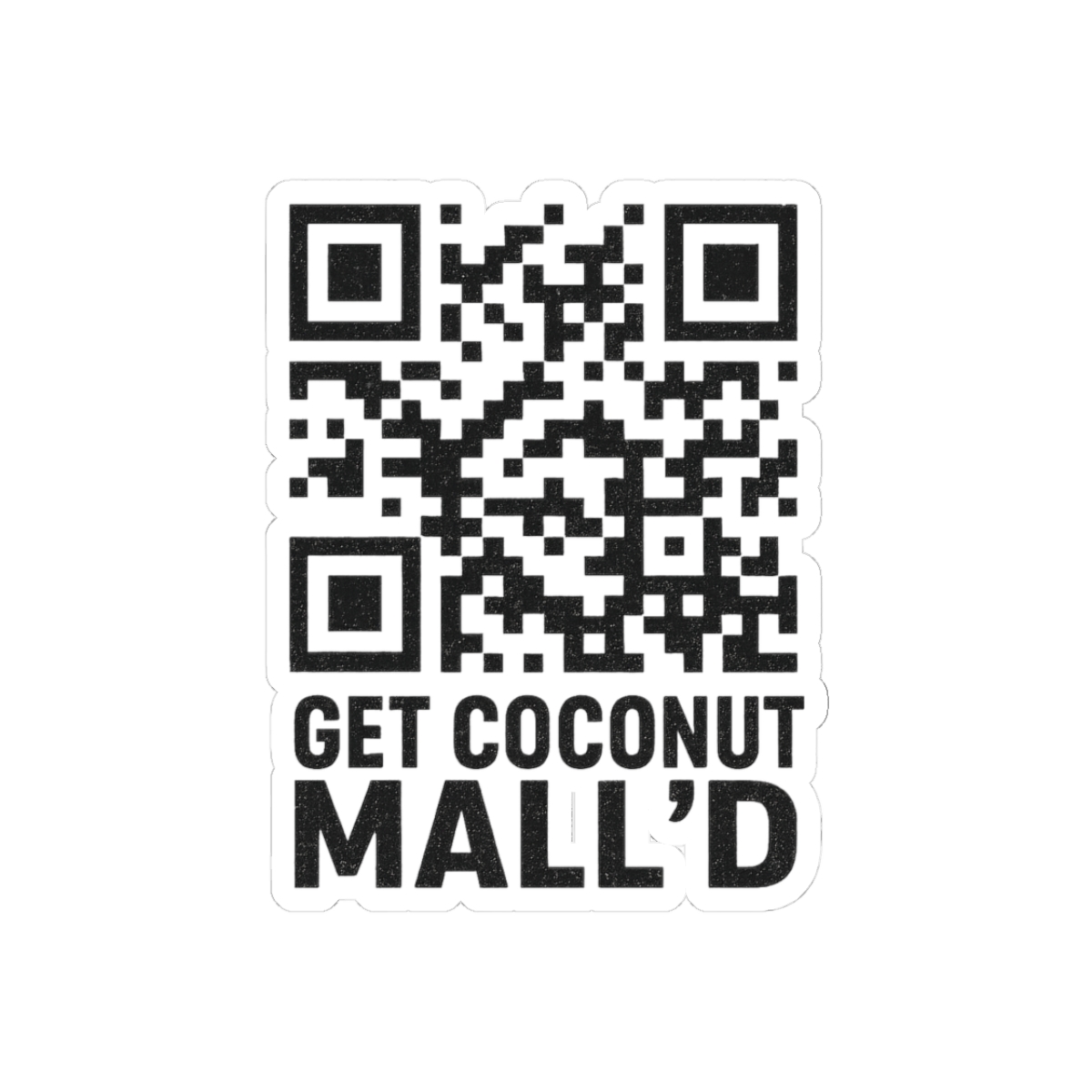 Get Coconut Mall'd Mario Kart Pun Sticker - Official stickers merchandise