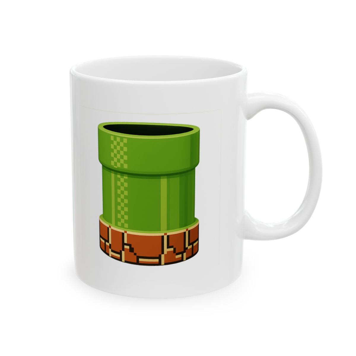 Mario Warp Pipe Portal | Super Mario Mug, Gamer Coffee Cup, Nintendo Gift