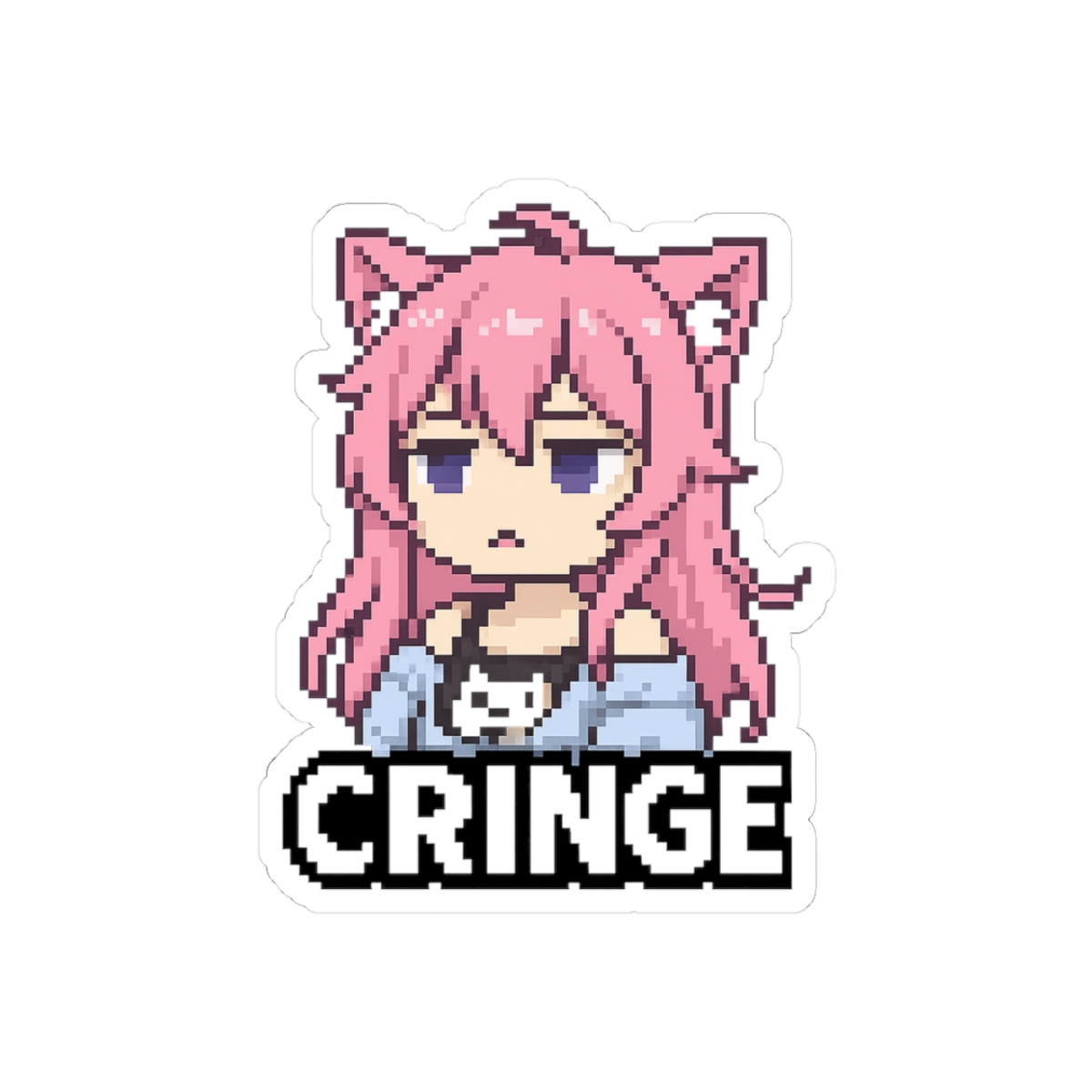 Nyatasha Nyanners Mario Party Style Sticker CRINGE - Official stickers merchandise