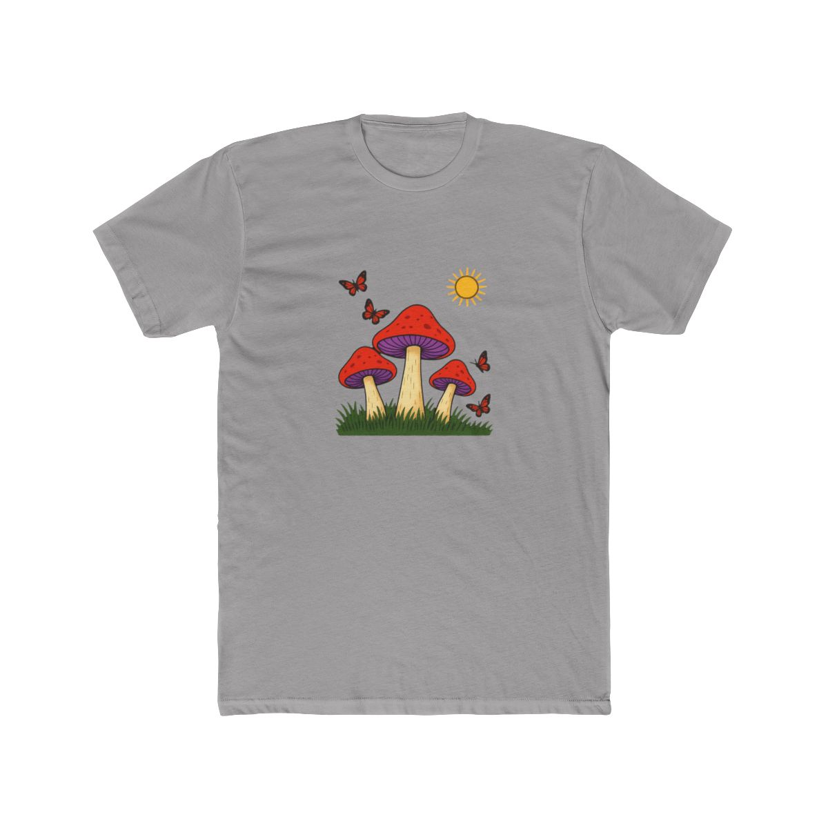 Mushroom Drawstring Collection Watercolor pattern T-Shirt - Official t-shirts merchandise