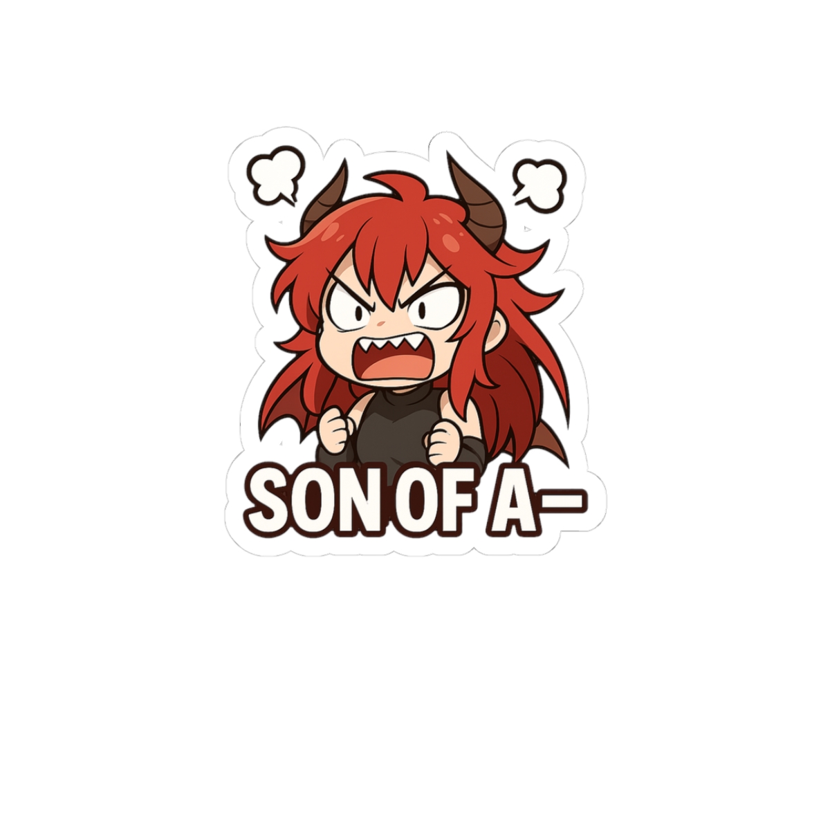 Zentreya 'Son of a-' Rage VTuber Mario Party VShojo Sticker - Official stickers merchandise