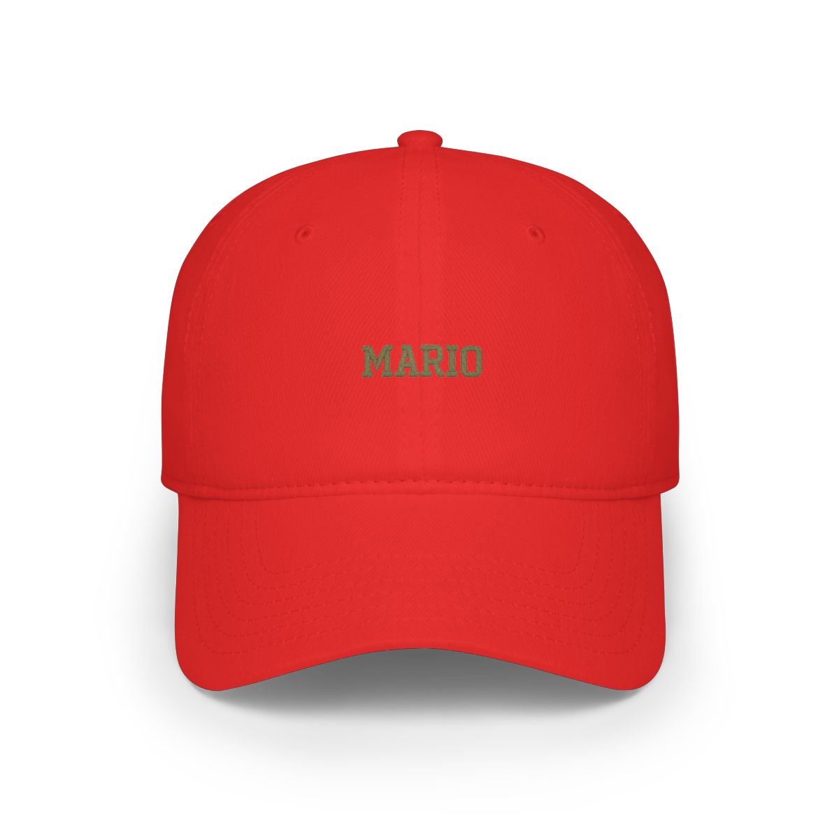 Mario Embroidered Snapback | Super Mario Hat, Nintendo Fan Cap, Gamer Gift - Official hats merchandise
