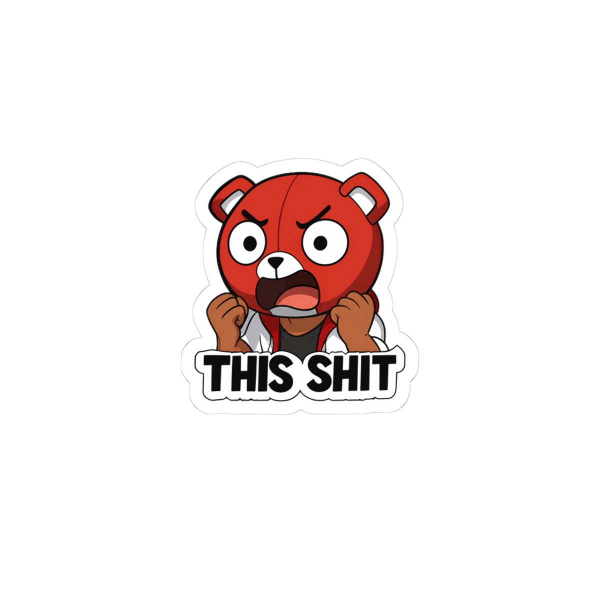 AfroSenju Mario Party 'This Shit' Funny Anime Gaming Sticker - Official stickers merchandise