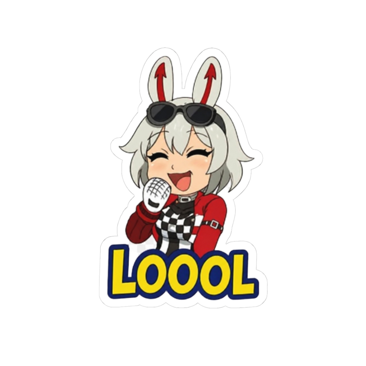 Bunny Zentreya Mario Party VTuber Sticker - Official stickers merchandise
