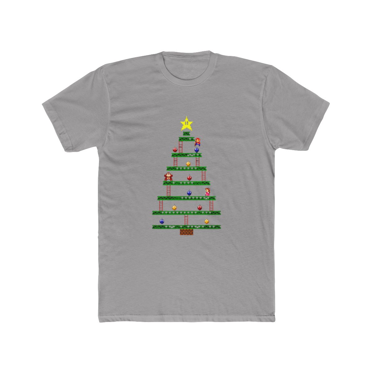 8 Bitmas Retro Video Game Christmas Tree T-Shirt - Official t-shirts merchandise