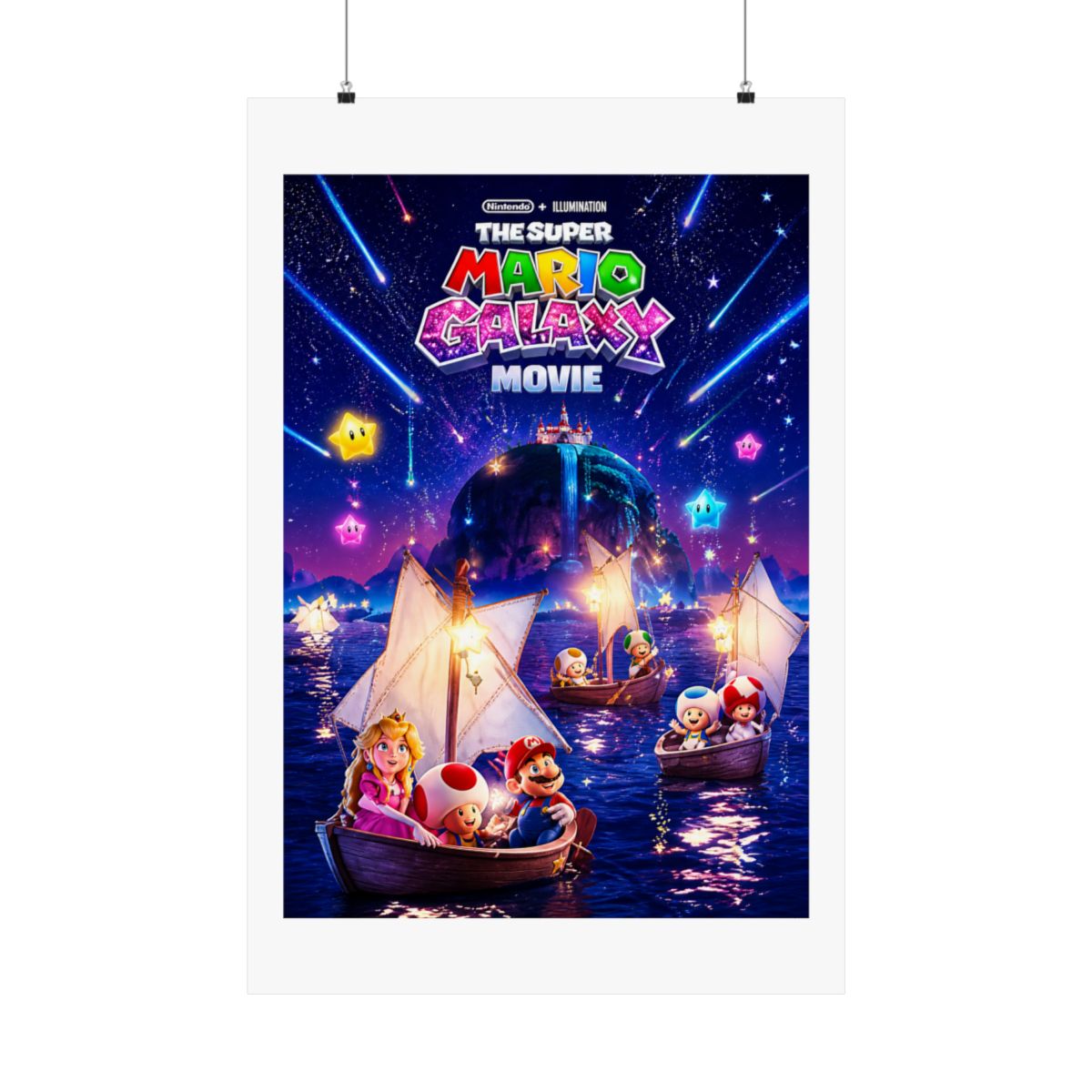 Cosmic Voyage Retro Poster | Vintage Sci-Fi Adventure Wall Art Print