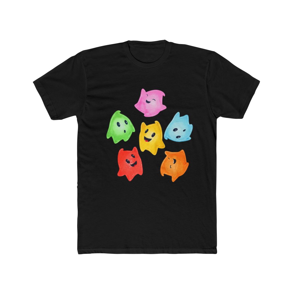 Nintendo Super Mario Galaxy Lumas Graphic T Shirt - alternate angle 3, merchandise