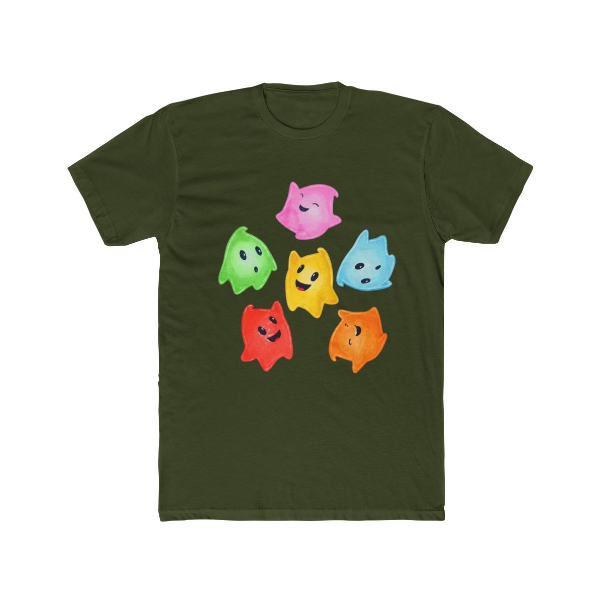 Nintendo Super Mario Galaxy Lumas Graphic T Shirt - alternate angle 5, merchandise