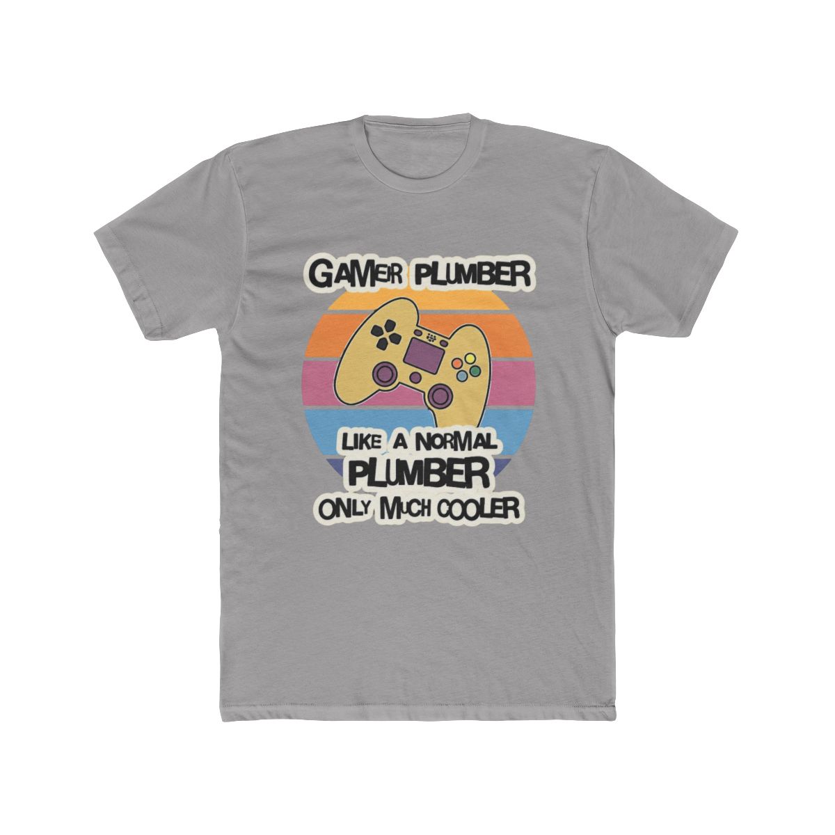 Gamer Plumber T-Shirt, 8 Bit Nintendo Video Game P Mario - Official t-shirts merchandise