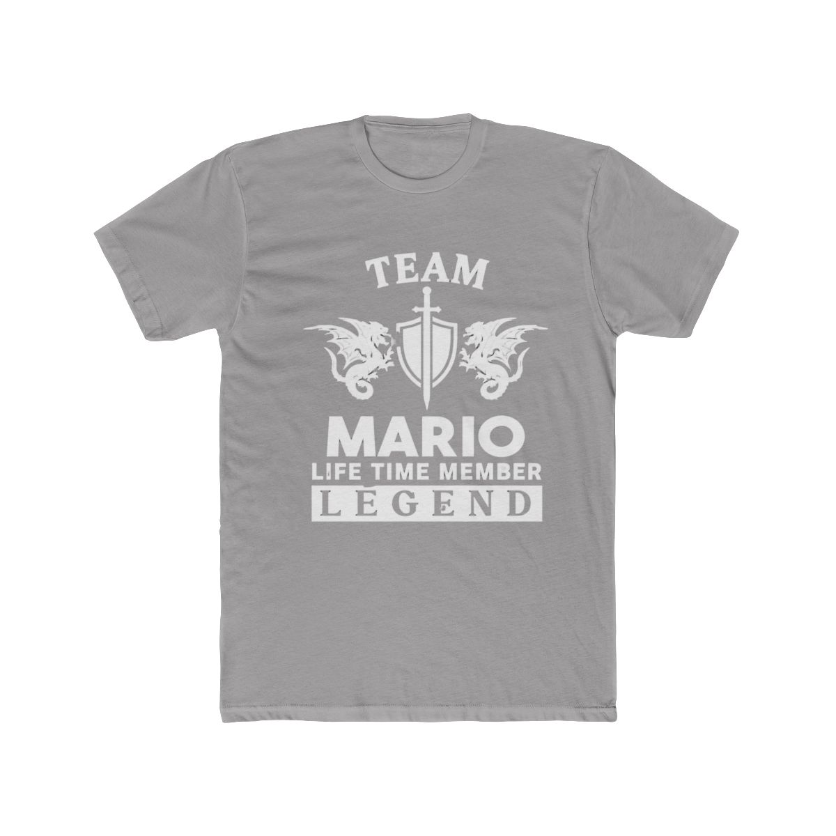 Mario Name T Shirt - Mario Legend Lifetime Member - Official t-shirts merchandise