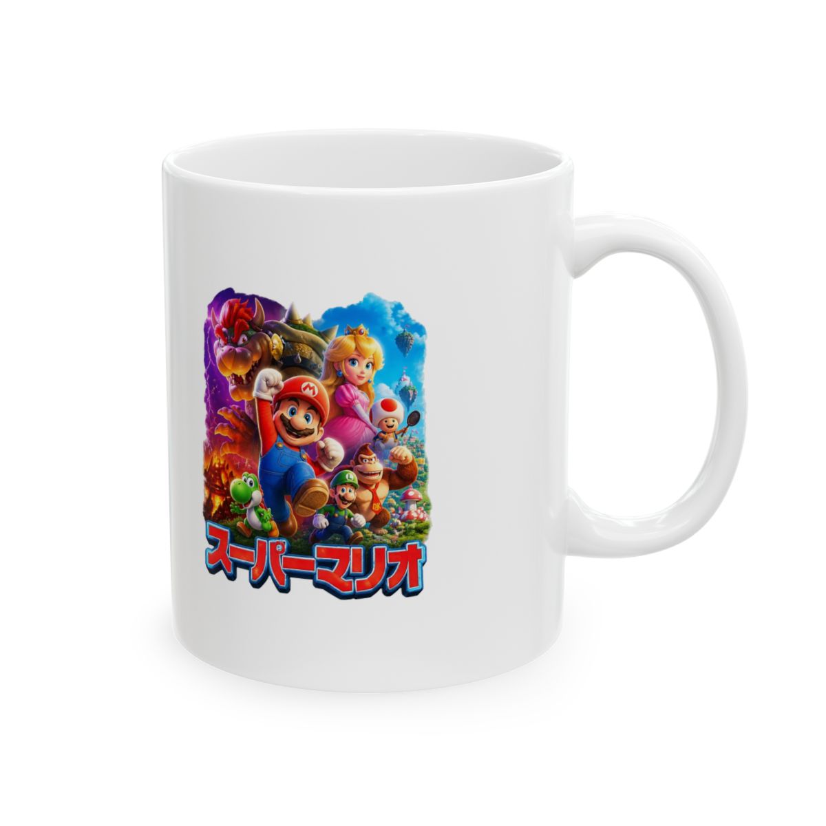 Men Women 2d Super Mario 3d Platform Games Funny M Coffee Mug - Official mugs merchandise