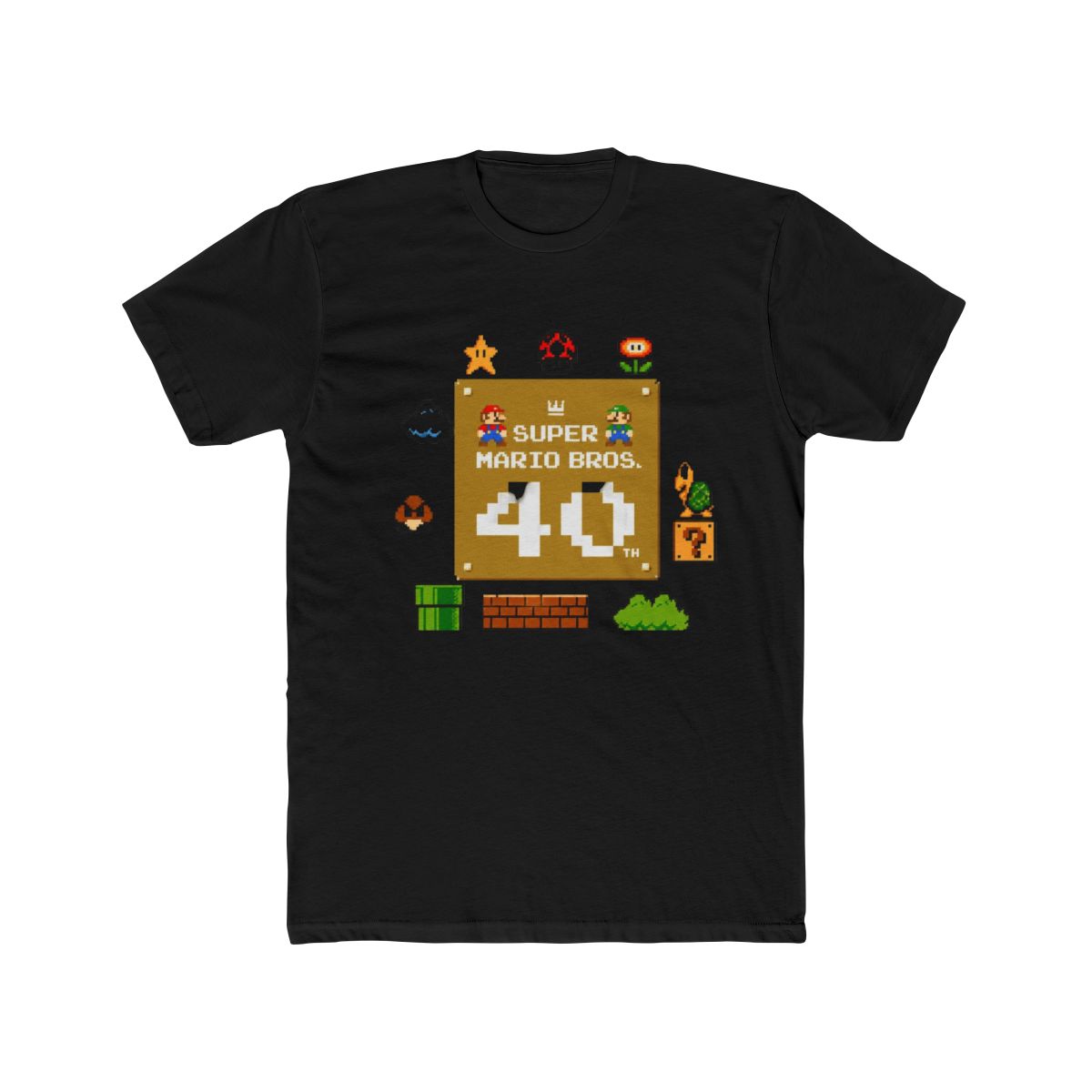 Super Mario Bros.™ 40th Anniversary T Shirt - White - Official t-shirts merchandise