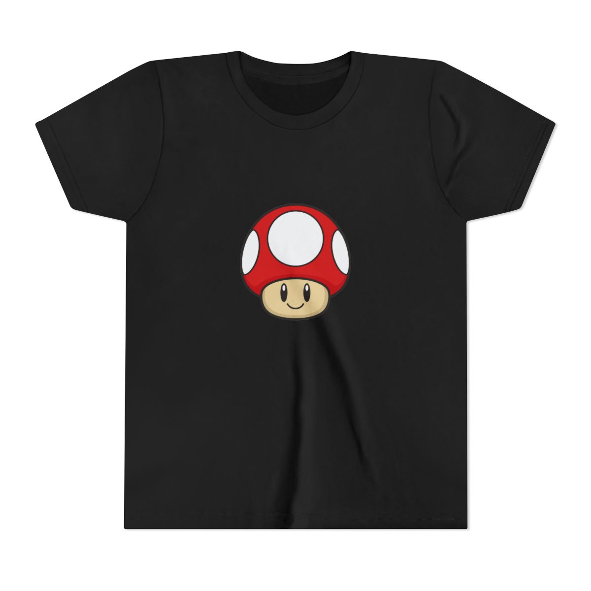 Colorful 1-Up Mushroom Pixel Art Kids T Shirt - Retro Gamer Gift